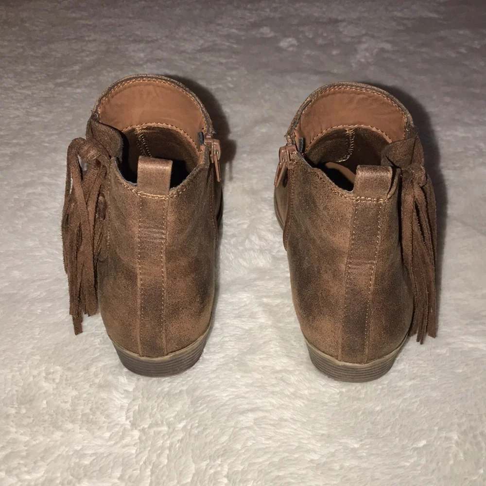 Sugar Fringe Ankle Boots
